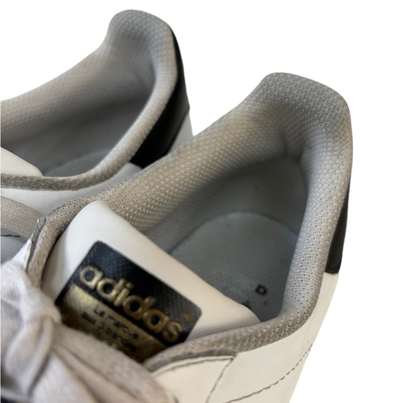 Adidas Originals Superstar Sneakers Size 7 White Leather Signature Shell Toe - Picture 11 of 12